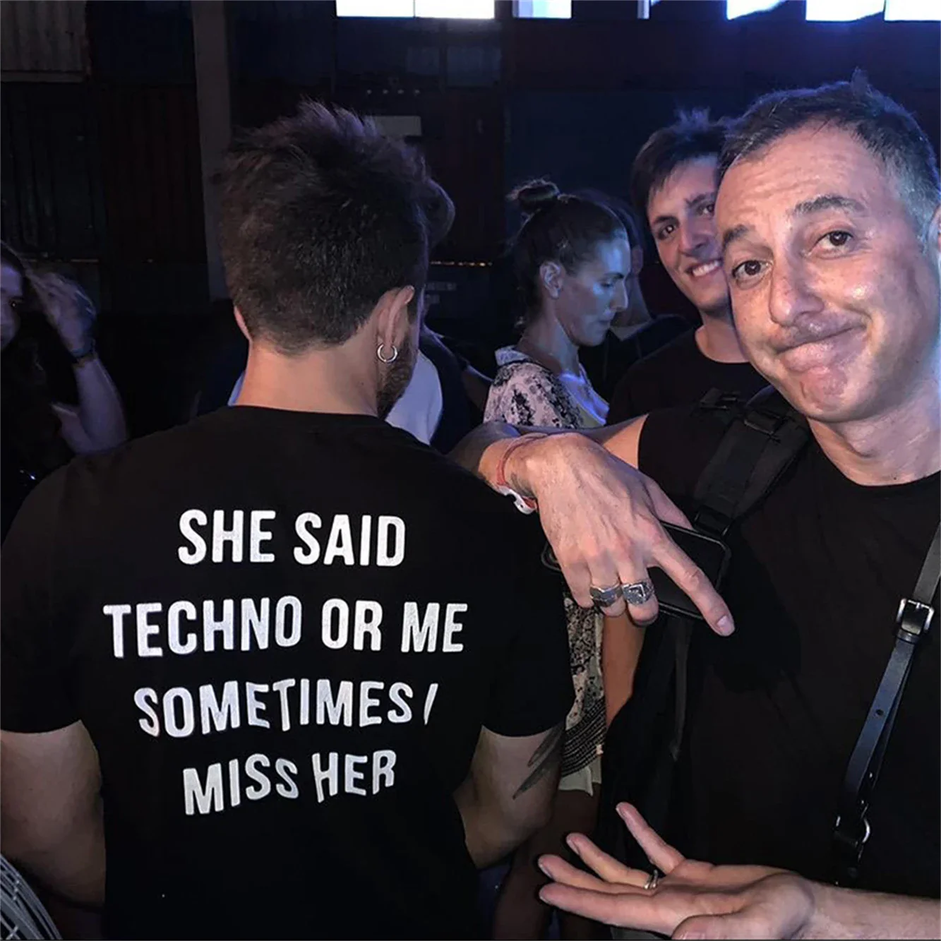 T-Shirt Teuf Techno Love - Image 3